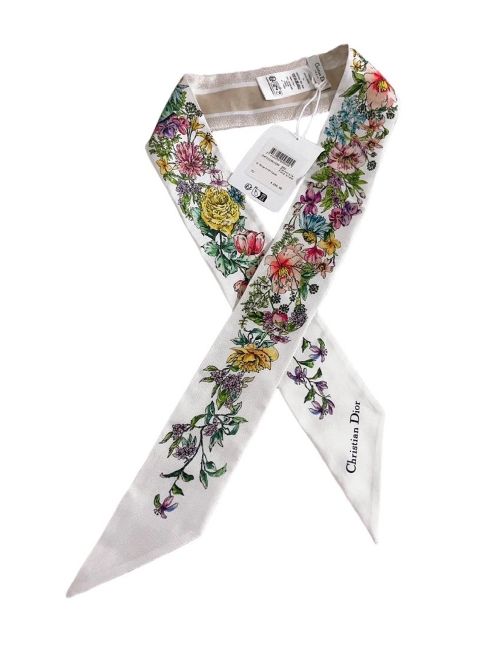 Dior Jardin D’hiver Mitzah Silk Scarf